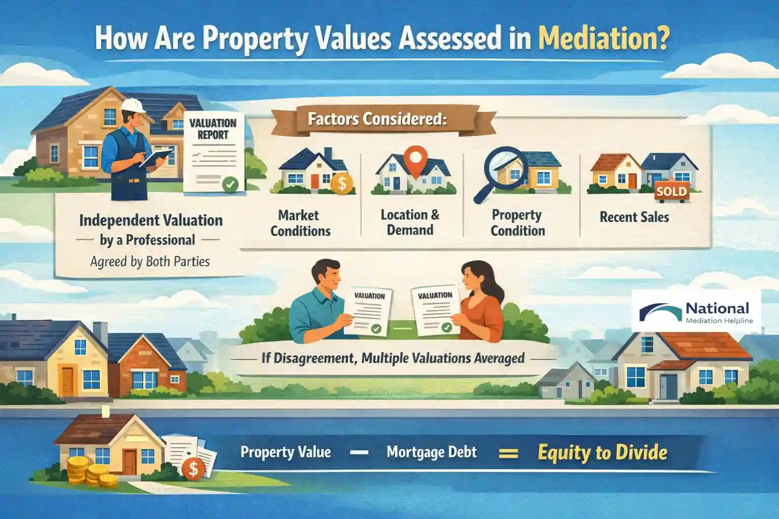 How Are Property Values Assessed in Mediation England?