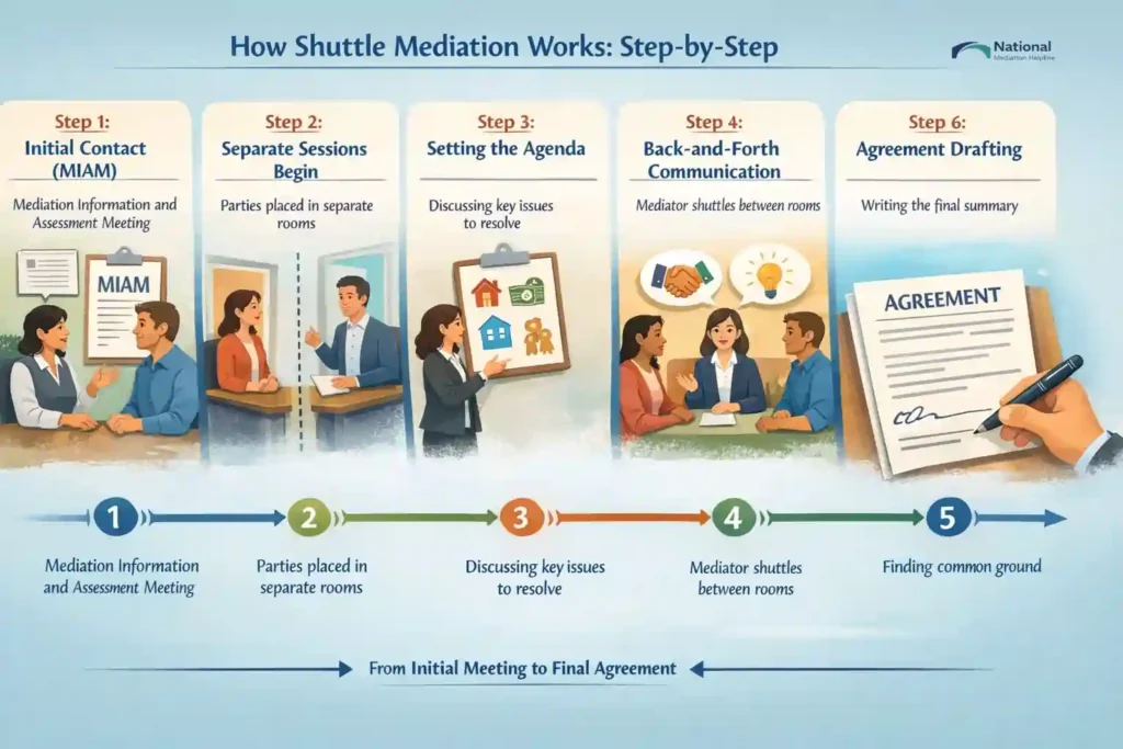 How Shuttle Mediation Works: Step-by-Step England