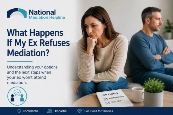 what if my ex refuses mediation England?
